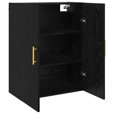 vidaXL Wall Mounted Cabinets 2 pcs Black oak 69.5 x 34 x 90 cm