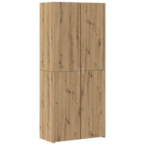 vidaXL Storage Cabinet Artisan oak 80 x 42.5 x 225 cm Engineered wood