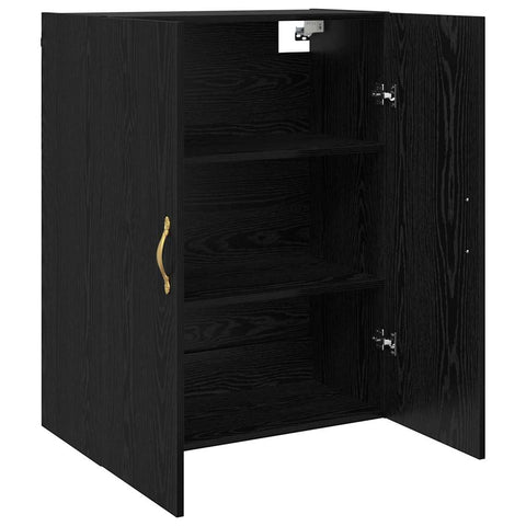 vidaXL Wall Mounted Cabinets 2 pcs Black oak 69.5 x 34 x 90 cm