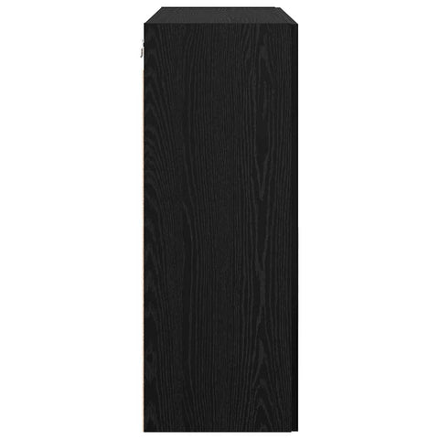 vidaXL Wall Mounted Cabinets 2 pcs Black oak 69.5 x 34 x 90 cm