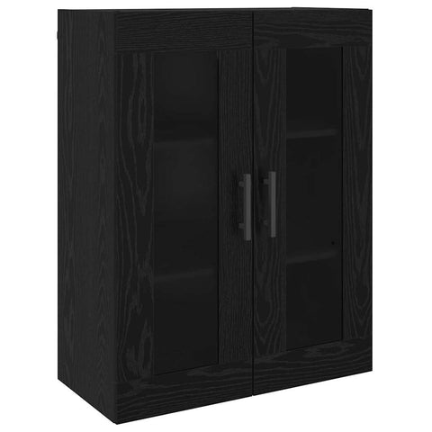 vidaXL Highboard Black oak 69.5 x 34 x 90 cm Engineered wood