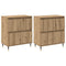 vidaXL Sideboards 2 pcs Artisan oak 120 x 35 x 70 cm Engineered wood