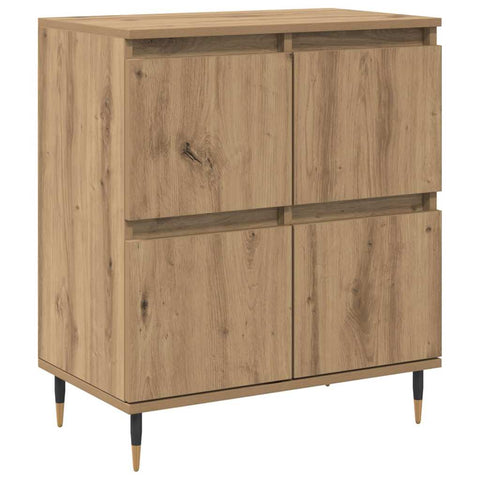 vidaXL Sideboards 2 pcs Artisan oak 120 x 35 x 70 cm Engineered wood