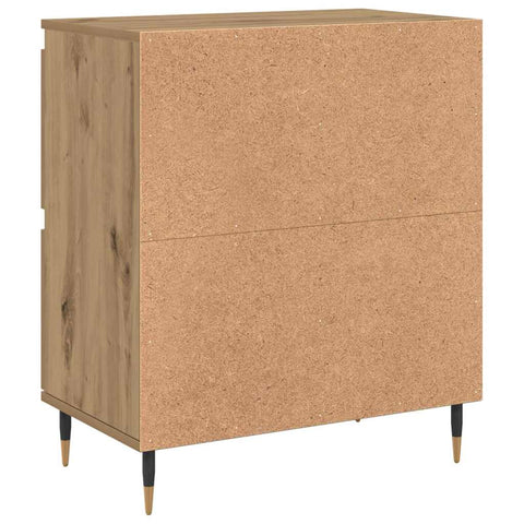 vidaXL Sideboards 2 pcs Artisan oak 120 x 35 x 70 cm Engineered wood