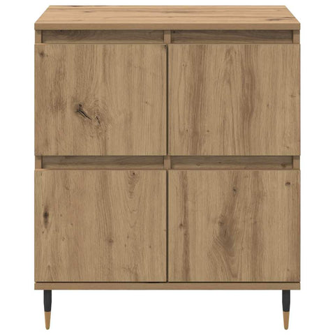 vidaXL Sideboards 2 pcs Artisan oak 120 x 35 x 70 cm Engineered wood
