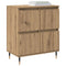 vidaXL Sideboards 2 pcs Artisan oak 120 x 35 x 70 cm Engineered wood