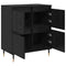 vidaXL Sideboards 2 pcs Black oak 120 x 35 x 70 cm Engineered wood