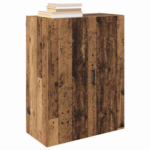 vidaXL Wall Mounted Cabinets 2 pcs Old wood 69.5 x 34 x 90 cm