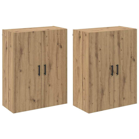 vidaXL Wall Mounted Cabinets 2 pcs Artisan oak 69.5 x 34 x 90 cm