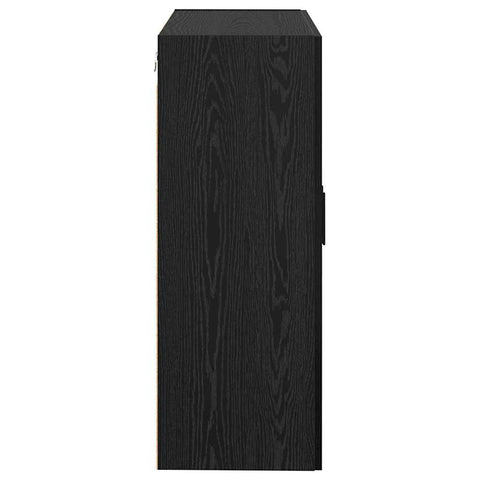 vidaXL Wall Mounted Cabinets 2 pcs Black oak 69.5 x 34 x 90 cm
