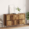 vidaXL Sideboards 2 pcs Old wood 120 x 35 x 70 cm Engineered wood