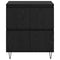 vidaXL Sideboards 2 pcs Black oak 120 x 35 x 70 cm Engineered wood