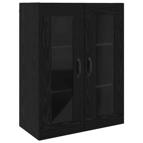 vidaXL Wall Mounted Cabinets 2 pcs Black oak 69.5 x 34 x 90 cm