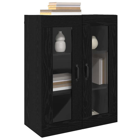 vidaXL Wall Mounted Cabinets 2 pcs Black oak 69.5 x 34 x 90 cm