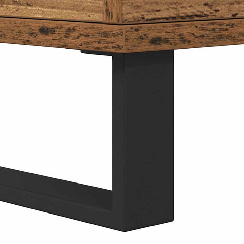 vidaXL Sideboards 2 pcs Old wood 120 x 35 x 70 cm Engineered wood