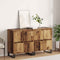 vidaXL Sideboards 2 pcs Old wood 120 x 35 x 70 cm Engineered wood