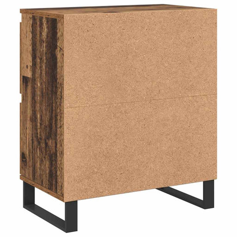 vidaXL Sideboards 2 pcs Old wood 120 x 35 x 70 cm Engineered wood