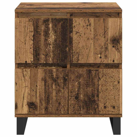 vidaXL Sideboards 2 pcs Old wood 120 x 35 x 70 cm Engineered wood