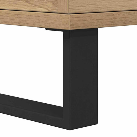 vidaXL Sideboards 2 pcs Artisan oak 120 x 35 x 70 cm Engineered wood