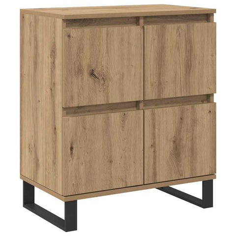 vidaXL Sideboards 2 pcs Artisan oak 120 x 35 x 70 cm Engineered wood