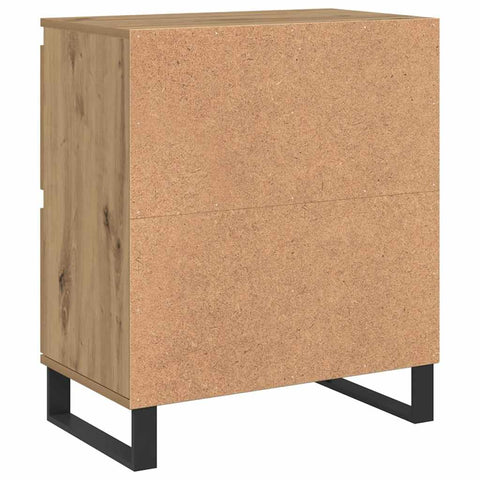 vidaXL Sideboards 2 pcs Artisan oak 120 x 35 x 70 cm Engineered wood