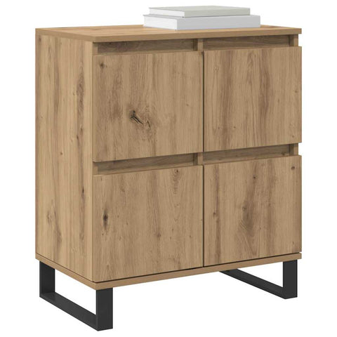 vidaXL Sideboards 2 pcs Artisan oak 120 x 35 x 70 cm Engineered wood