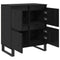 vidaXL Sideboards 2 pcs Black oak 120 x 35 x 70 cm Engineered wood
