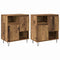 vidaXL Sideboards 2 pcs Old wood 120 x 35 x 70 cm Engineered wood