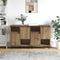 vidaXL Sideboards 2 pcs Artisan oak 120 x 35 x 70 cm Engineered wood