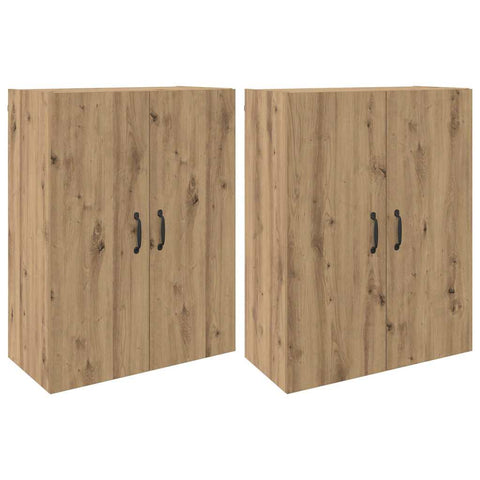 vidaXL Wall Mounted Cabinets 2 pcs Artisan oak 69.5 x 34 x 90 cm