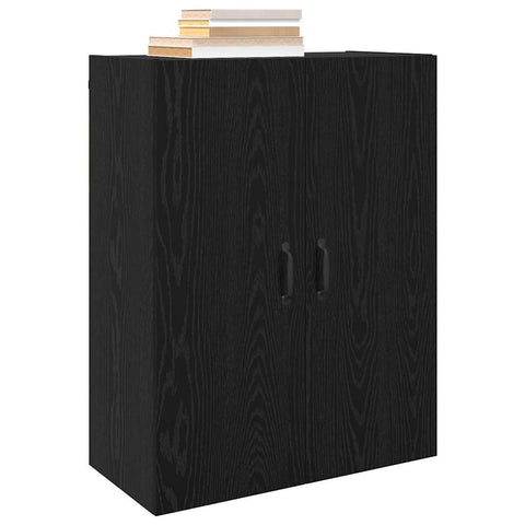 vidaXL Wall Mounted Cabinets 2 pcs Black oak 69.5 x 34 x 90 cm