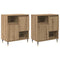 vidaXL Sideboards 2 pcs Artisan oak 120 x 35 x 70 cm Engineered wood