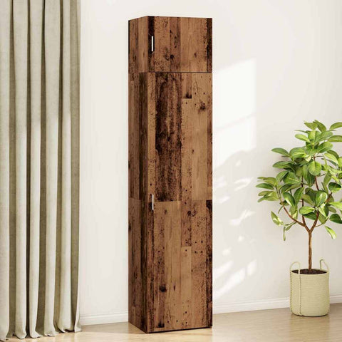 vidaXL Storage Cabinet Old wood 50 x 41 x 225 cm Engineered wood