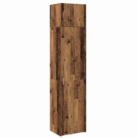 vidaXL Storage Cabinet Old wood 50 x 41 x 225 cm Engineered wood