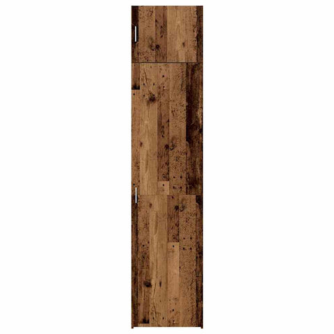 vidaXL Storage Cabinet Old wood 50 x 41 x 225 cm Engineered wood