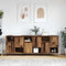 vidaXL Sideboards 3 pcs Old wood 180 x 35 x 70 cm Engineered wood