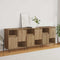 vidaXL Sideboards 3 pcs Artisan oak 180 x 35 x 70 cm Engineered wood