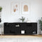 vidaXL Sideboards 3 pcs Black oak 180 x 35 x 70 cm Engineered wood