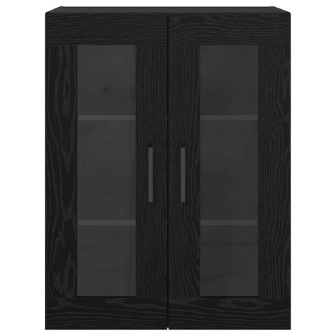 vidaXL Wall Mounted Cabinets 2 pcs Black oak 69.5 x 34 x 90 cm