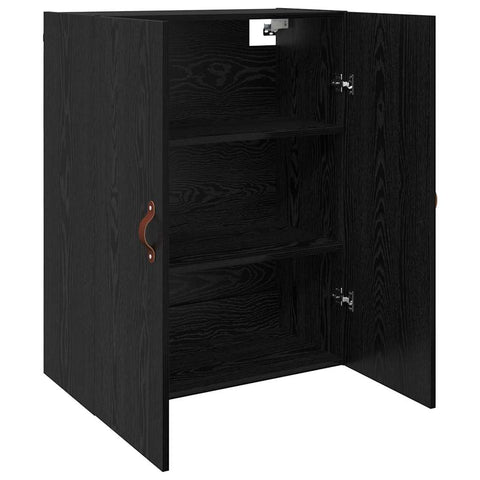 vidaXL Wall Mounted Cabinets 2 pcs Black oak 69.5 x 34 x 90 cm