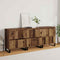 vidaXL Sideboards 3 pcs Old wood 180 x 35 x 70 cm Engineered wood
