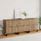 vidaXL Sideboards 3 pcs Artisan oak 180 x 35 x 70 cm Engineered wood