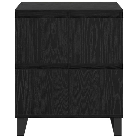 vidaXL Sideboards 3 pcs Black oak 180 x 35 x 70 cm Engineered wood