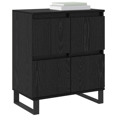 vidaXL Sideboards 3 pcs Black oak 180 x 35 x 70 cm Engineered wood