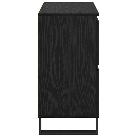 vidaXL Sideboards 3 pcs Black oak 180 x 35 x 70 cm Engineered wood