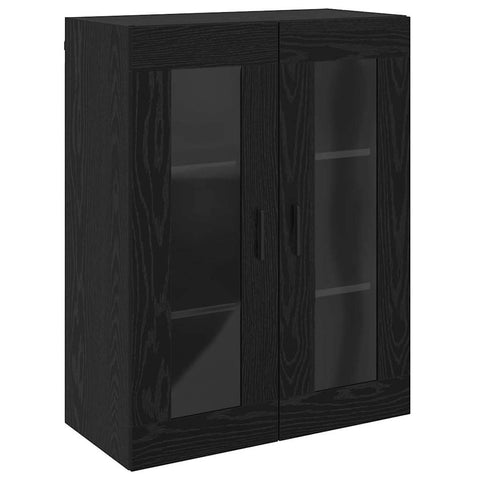 vidaXL Wall Mounted Cabinets 2 pcs Black oak 69.5 x 34 x 90 cm