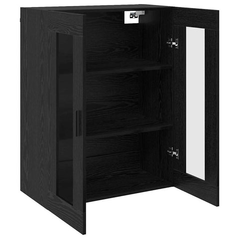 vidaXL Wall Mounted Cabinets 2 pcs Black oak 69.5 x 34 x 90 cm