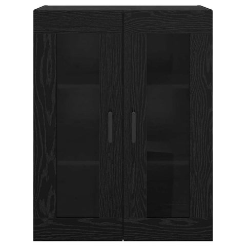 vidaXL Wall Mounted Cabinets 2 pcs Black oak 69.5 x 34 x 90 cm