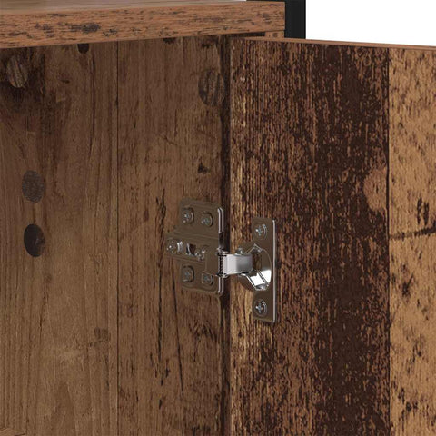 vidaXL Book Cabinet Old Wood 60 x 24 x 161 cm Engineered Wood