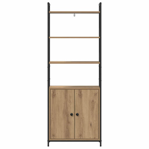 vidaXL Book Cabinet Artisan Oak 60 x 24 x 161 cm Engineered Wood